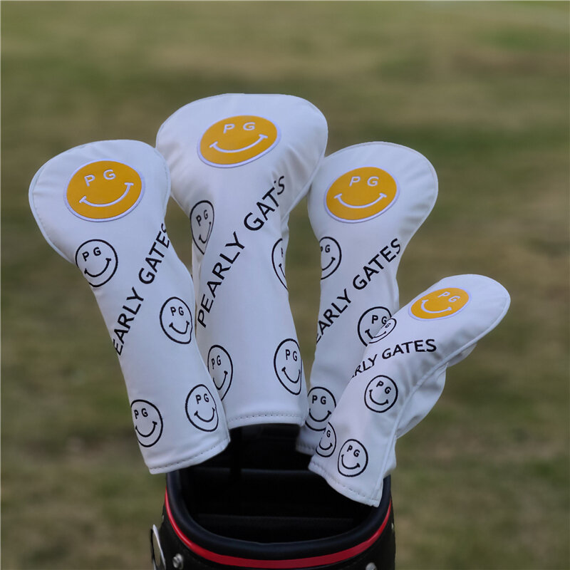 PG # Golf Club 1 3 5 деревянные головные уборы для водителя яркая идентификация головные уборы набор защитных аксессуаров для гольфа