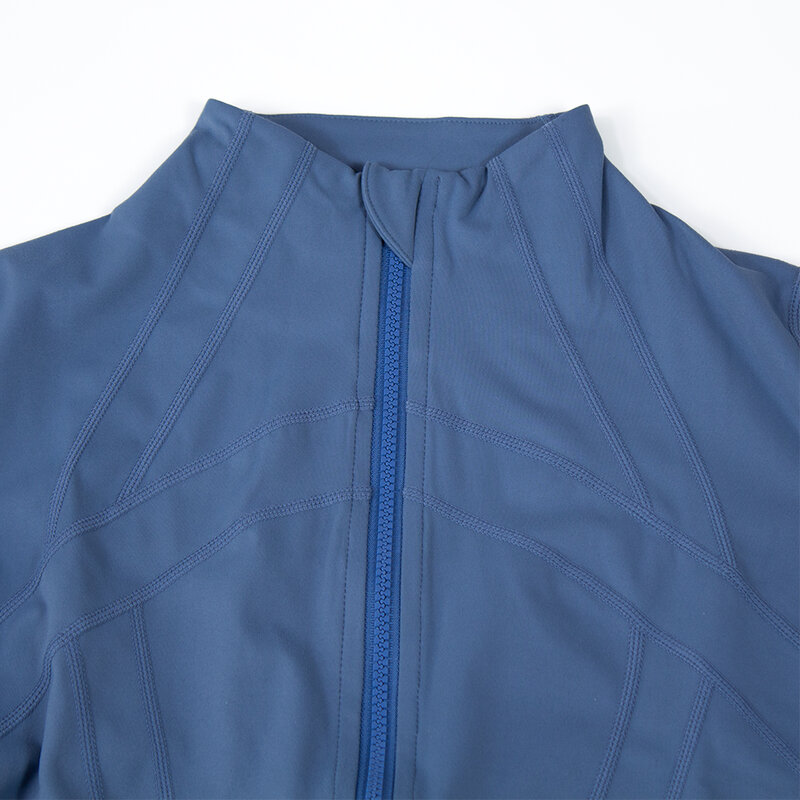 Casaco de corrida mulher jaqueta de ajuste fino para a execução de secagem rápida topos esporte jaqueta com thumbholes sportwear feminino para o inverno