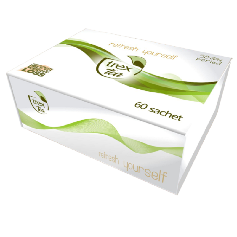 Trexta Trex-caja de té de hierbas mezcladas, 1 caja de 60 bolsitas de desintoxicación para 1 mes, 2 cajas de 120 bolsitas, 2 meses