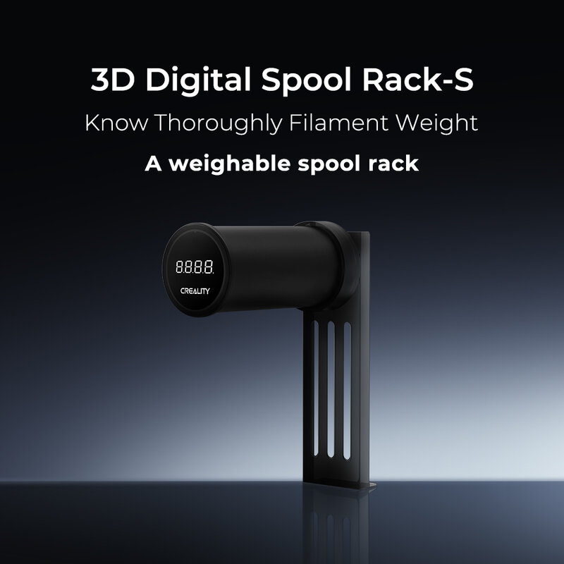 Rak Spul Digital 3D untuk Semua Bagian Printer 3D FDM dengan Berat Akurat, Filamen Halus, Memberi Makan Layar HD Adaptasi Lebar