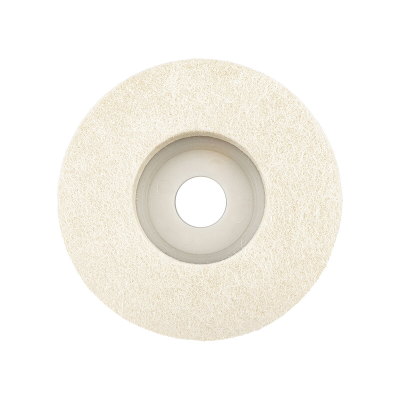 Disco de fieltro de lana para amoladora angular de coche, almohadilla de pulido de rueda, diámetro de 2/5/10 piezas, 115mm