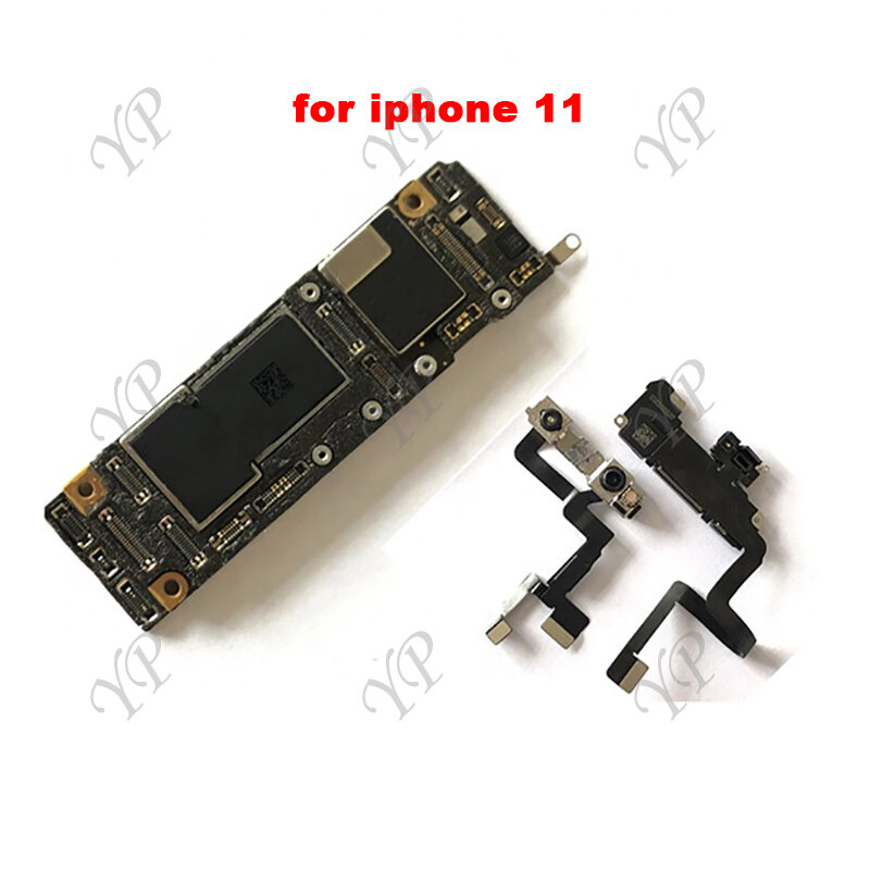 Placa base auténtica totalmente probada para iPhone 11 Pro Max 64g/256g, placa base Original con identificación facial, iCloud limpiado, envío gratis