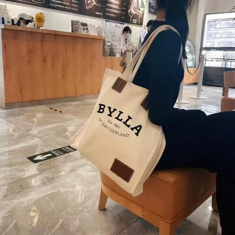 ฤดูร้อนของผู้หญิง Tas Jinjing Kanvas กระเป๋าขนาดใหญ่กระเป๋าสะพายกระเป๋าโรงเรียนขนาดใหญ่ความจุ Casual Shopper กระเป๋า