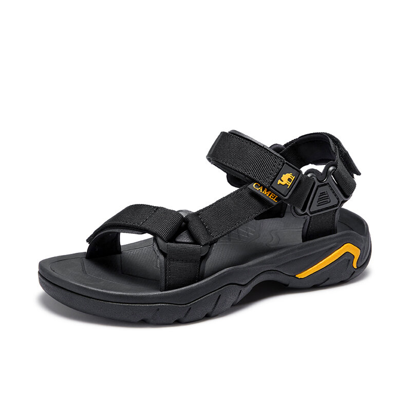 Goldencamel Sepatu Sandal Pria Sepatu Pria Bersirkulasi Antiselip Luar Ruangan Sepatu Pantai Sandalias untuk Pria Sandal Musim Panas 슬퍼 퍼