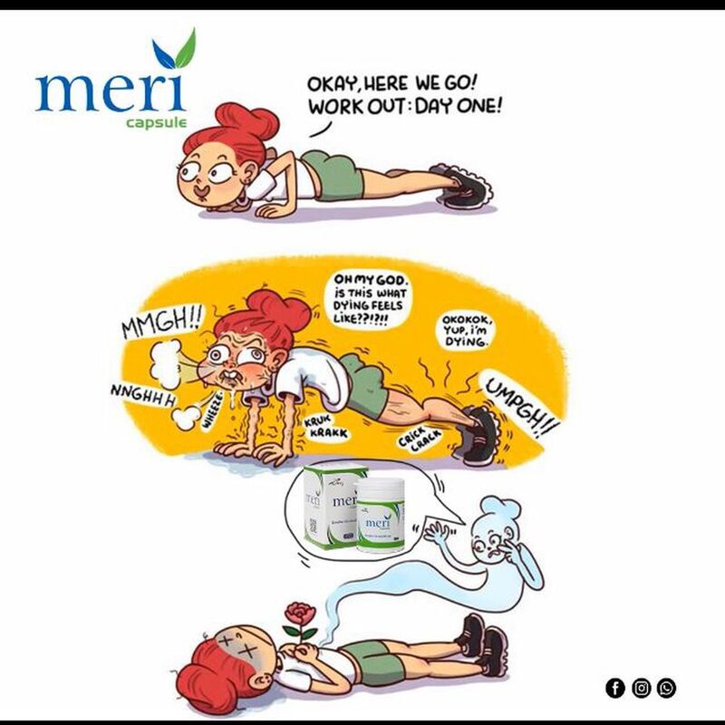 Детоксикационные капсулы Meri's Healthy помогают ослабить быстрое и простое использование