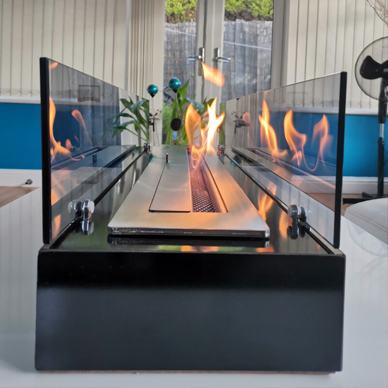 Zen Decorative Quality Odorless Smokeless Bioethanol Fireplace Desktop Fire Flame Small Scandinavian Large Decoration