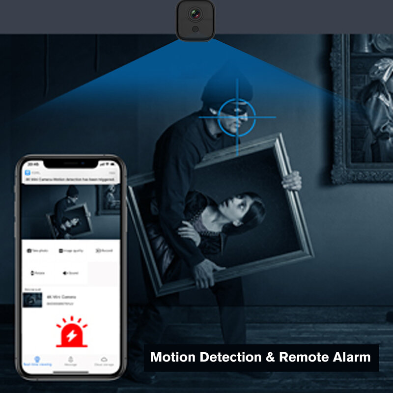 Hd1080 sem fio wi fi mini câmera de proteção segurança em casa inteligente pequeno minúsculo vigilância cam pet babá monitor vídeo do bebê ip cam