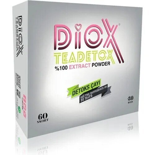 Diox-té de hierbas mixtas, Té Detoxs, 60 bolsitas