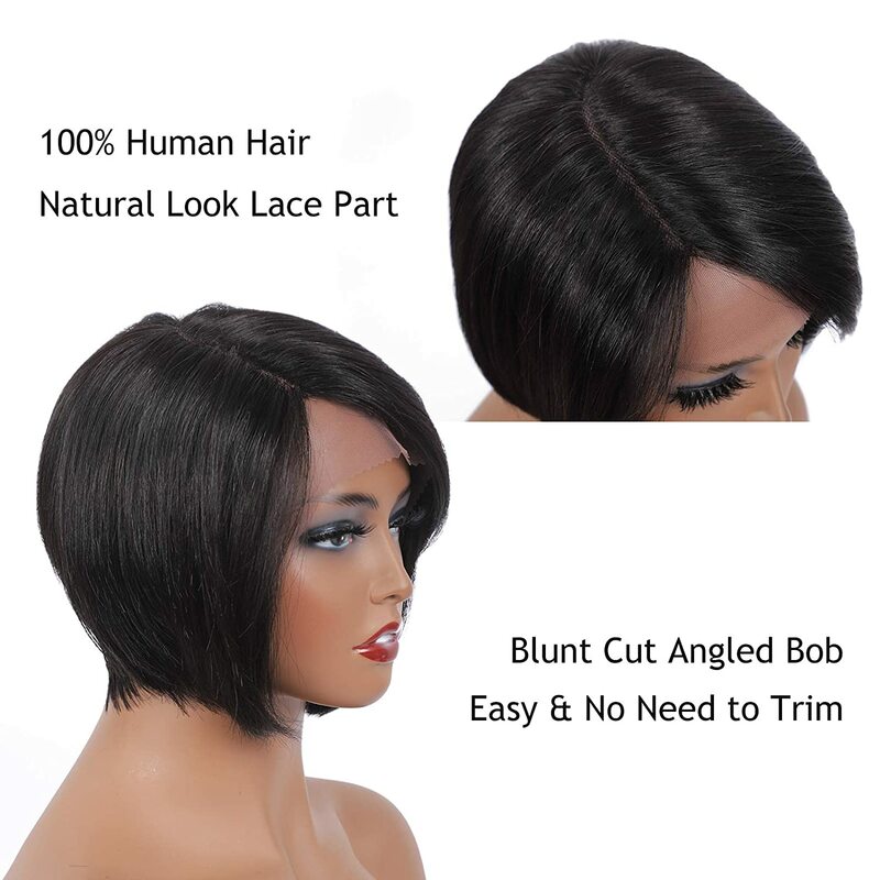Perucas de cabelo humano perucas de cabelo humano curto peruca de bob perruque cheveux humain perucas de cabelo humano para o cabelo humano peruca reta