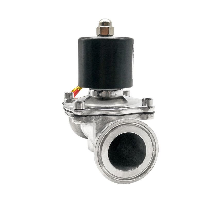 1" 304 Stainless Steel Nomally Closed Clamp Type Sanitary Solenoid Valve AC220V DC24V Food grade solenoid valve