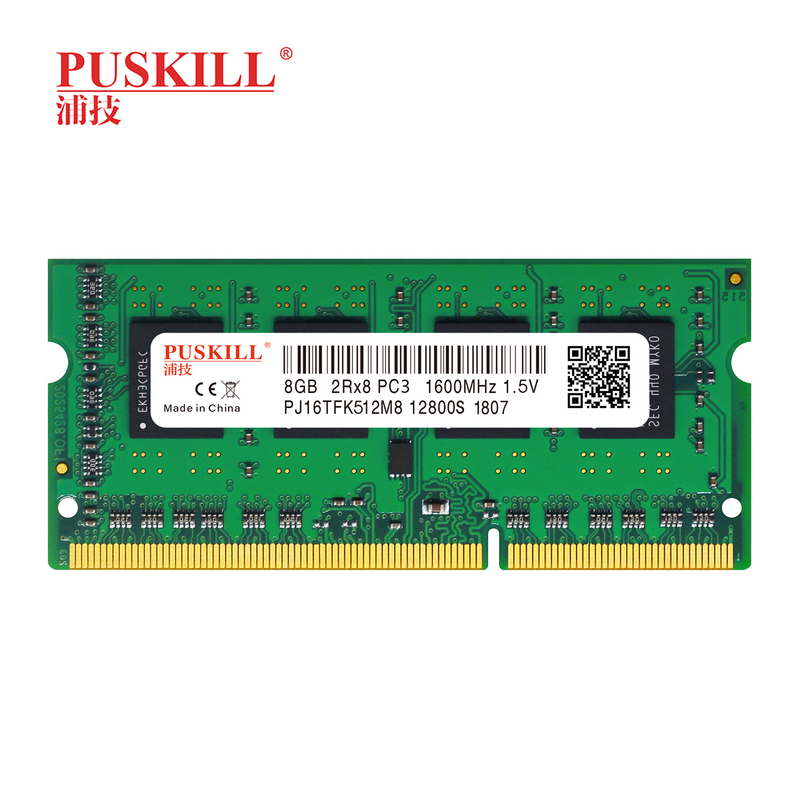 بوشكيل ذاكرة رام DDR3 DDR3L 204pin 4GB 2GB 8GB 1600MHz 1333MHz دفتر ميموري بالجملة