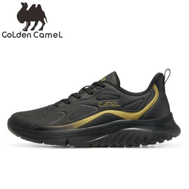 Zapatos de Camel dorado para hombre, zapatillas deportivas impermeables para correr, ligeras y antideslizantes, primavera 2022