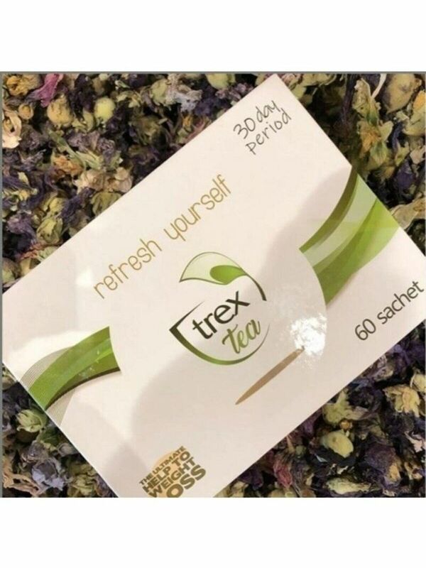 Trexta Trex-caja de té de hierbas mezcladas, 1 caja de 60 bolsitas de desintoxicación para 1 mes, 2 cajas de 120 bolsitas, 2 meses