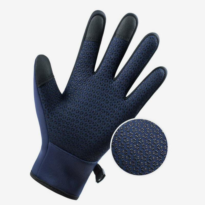 Youpin ฤดูหนาวถุงมือความร้อนกลางแจ้งกันน้ำกีฬา Windproof ถุงมือปั่นจักรยาน Full Finger Touch Screen ถุงมือผู้ชายผู้...