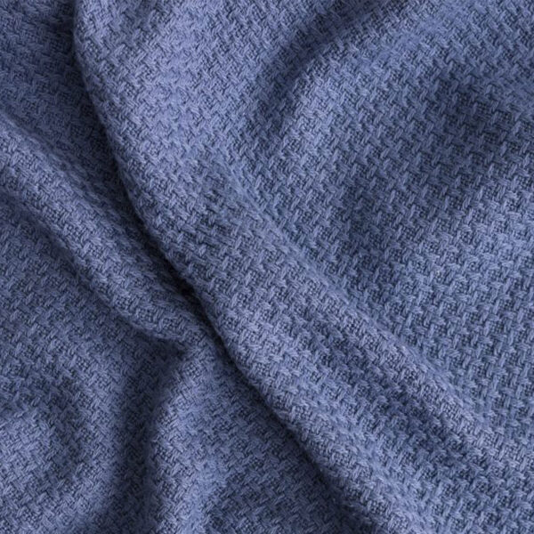 Coperta per bebè in cotone, coperta per bambini coperta per Napping, Super morbida per neonati trapunte avvolgenti mensili in cotone scozzese-blu