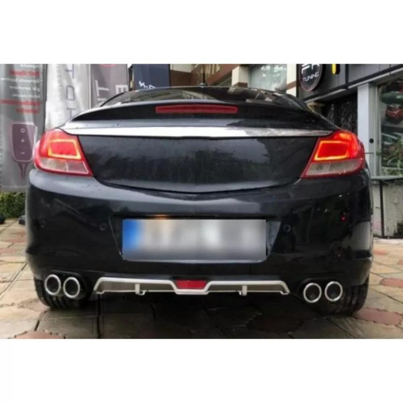 Dla Opel Insignia 2008-2016 tylny zderzak samochodowy dyfuzor czarny plastik ABS Car Styling Spoiler deflektor Body Kit Splitter Lip