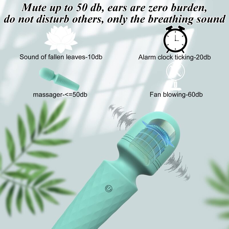 Vibrator Mini Kuat Tongkat Ajaib Vibrator Klitoris Stimulator Masturbator Dildo Mainan Seks untuk Wanita dan Pasangan