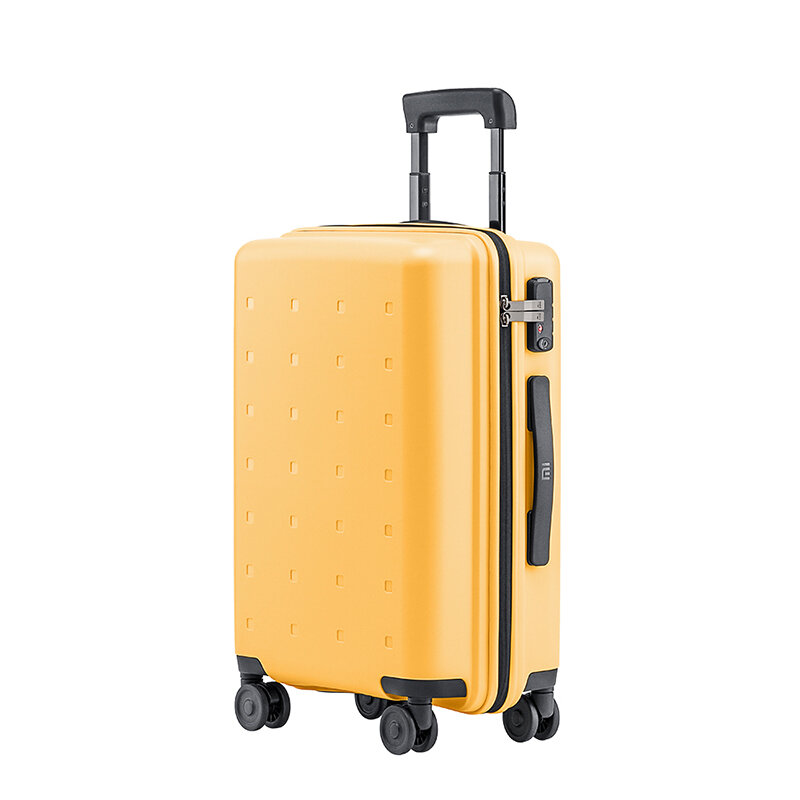 샤오미-청소년 여행 가방, 20 인치 컬러풀한 수화물, 여성 및 남성 여행용, 파란색 노란색