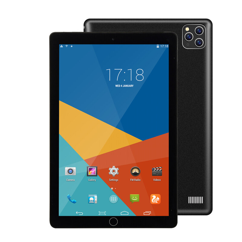 Cross-Border New 10.1-Inch Tablet 1 Plus 16G Tiga Lubang Kamera Smart Tablet Grosir