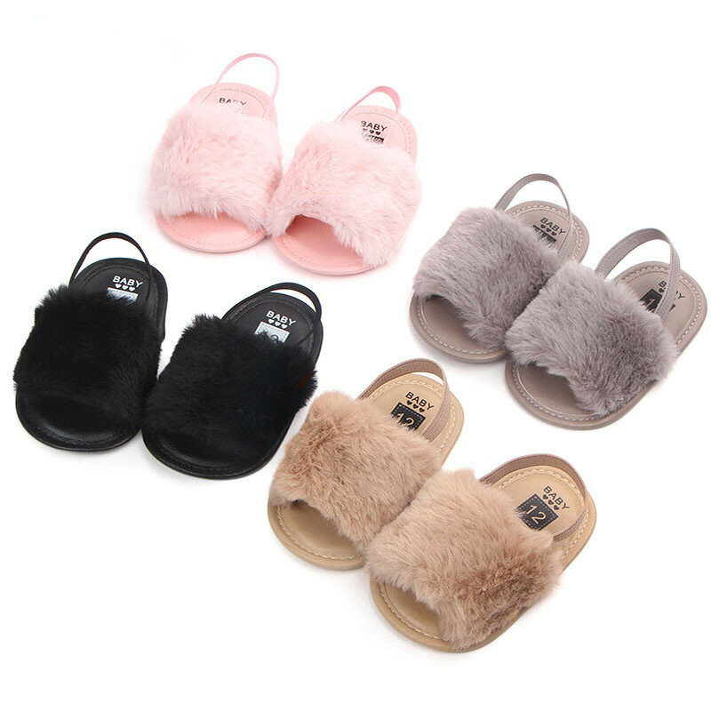 Zapatos de bebé de piel sintética a la moda, bonitos zapatos de verano para bebé, niño y niña, zapatos de Interior de suela suave para bebé de 0 a 18M