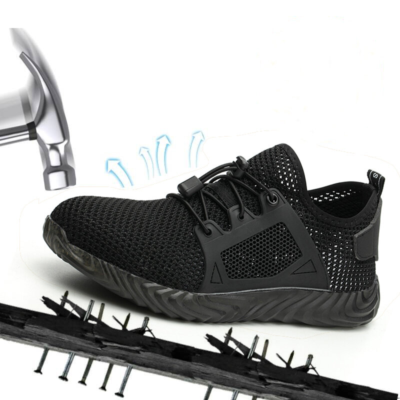 Дропшиппинг нерушимая обувь Райдер для мужчин и женщин мужские ботинки безопасности на воздухе со стальным носком устойчивые к проколу раб...