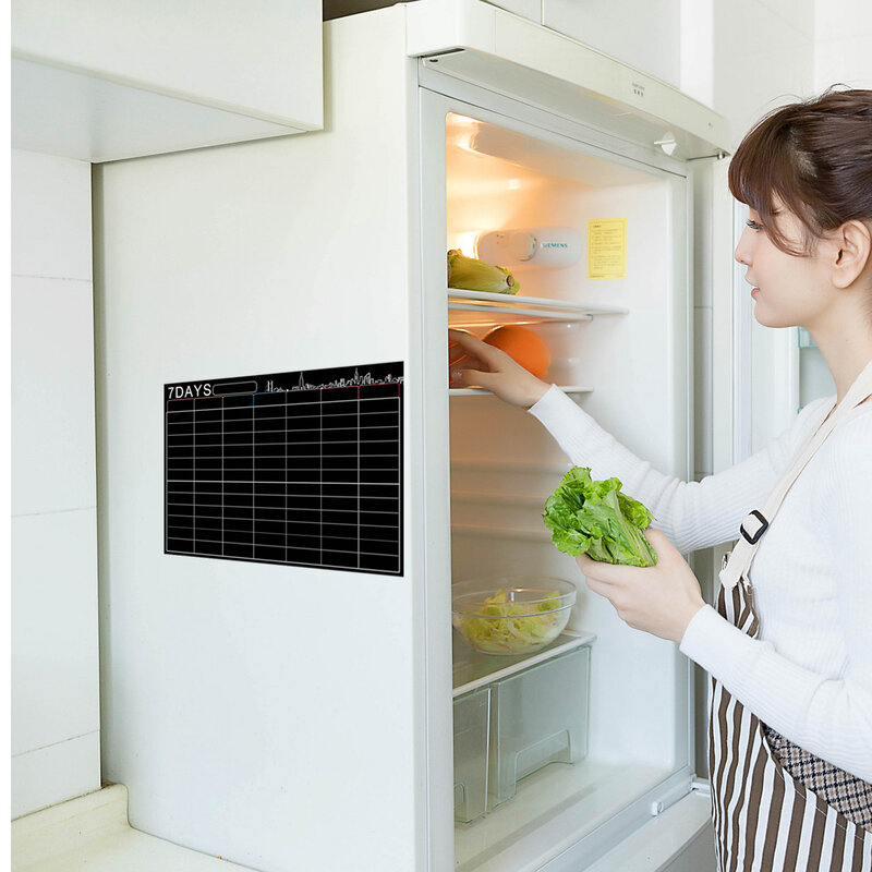 A3 magnética planner board cozinha geladeira grande seco apagar calendário organizador bloco de notas seu planejador blackboard como um planejador de refeição