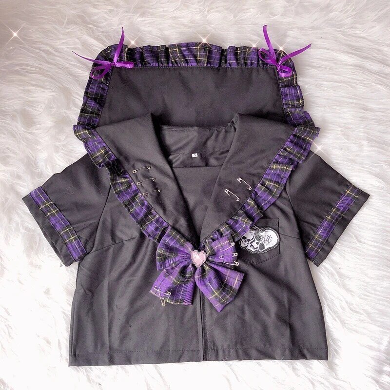 Punk Top camicie ragazze JK camicette Cosplay uniforme mikautunno Design originale