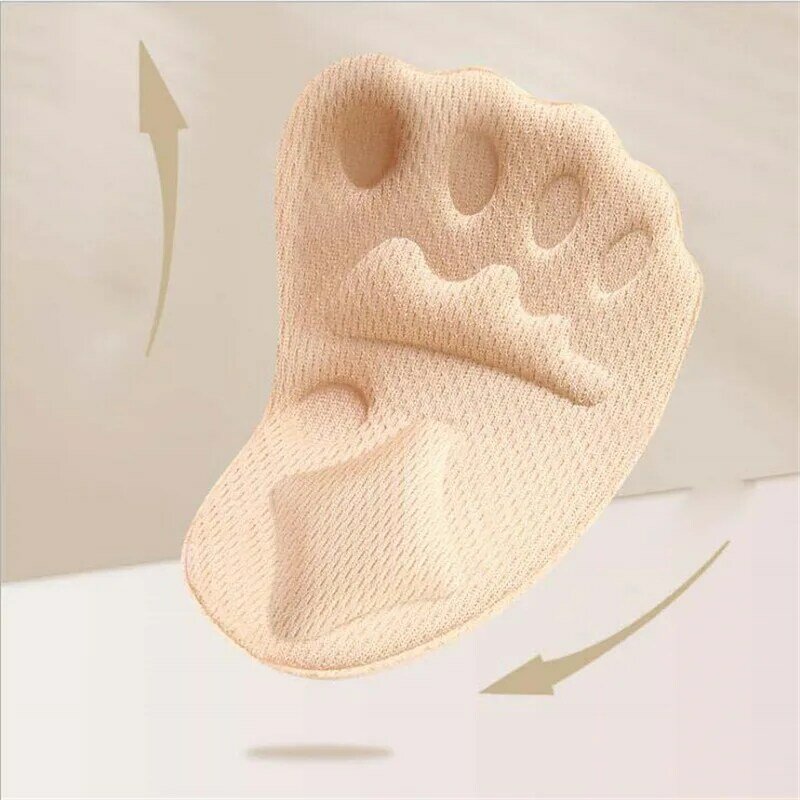 4D suola tacco alto cuscini per piedi avampiede soletta antiscivolo scarpe traspiranti protezione per donna cuscino per piedi inserto morbido cura dei piedi