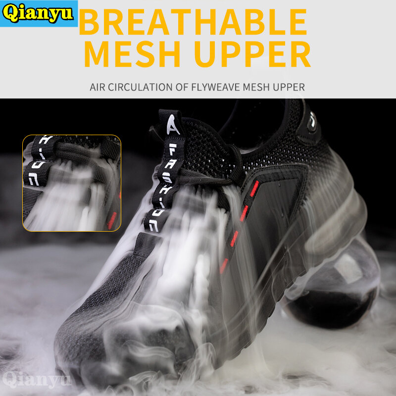2021 Sneakers Nam Trưởng Thành Công Việc Ủng Thép ToeMen An Toàn BootsWork Giày Nam Giày Thời Trang