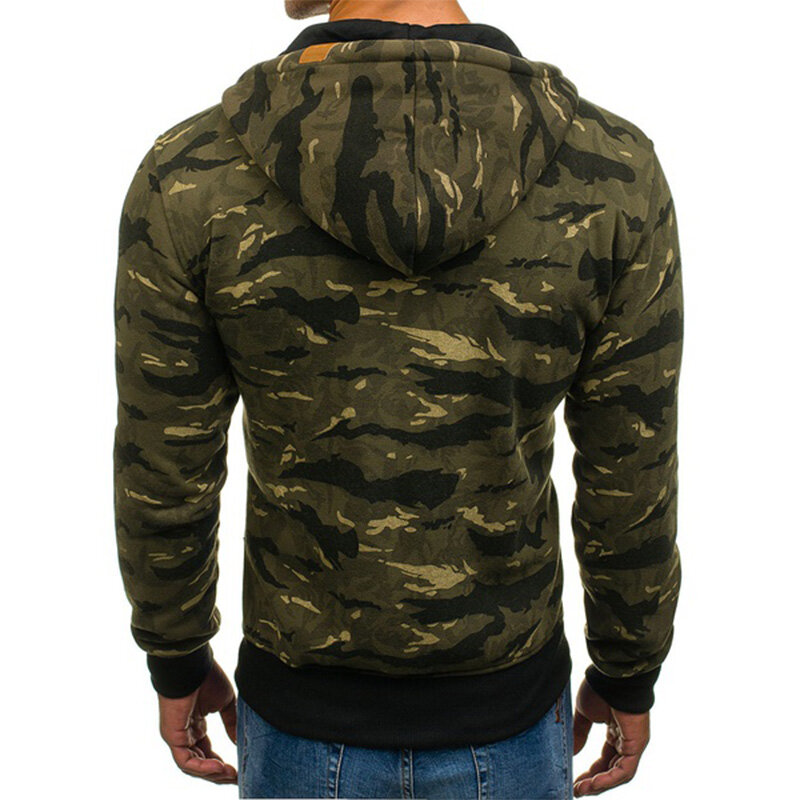 ZOGAA Herbst Mens Military Camouflage Jacke Armee Taktische Kleidung Männlichen Windbreaker Zipper Polyester Männer Hoodie Jacke Mantel