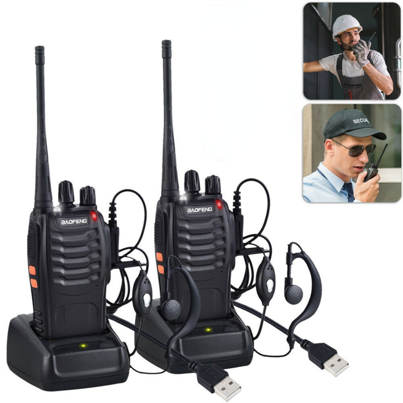 2022. sem fio walkie talkie handheld intercomunicador de rádio em dois sentidos de 5km para o local de construção do hotel esportes ao ar livre ciclismo