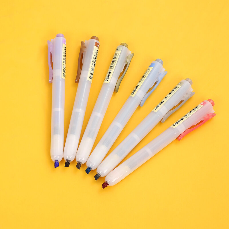 JIANWU-Juego de combinación de bolas de pluma de Gel de Color rectas, suministros escolares de rotulador fluorescente, simplicidad de lápiz de papelería creativa, 4 unids/set