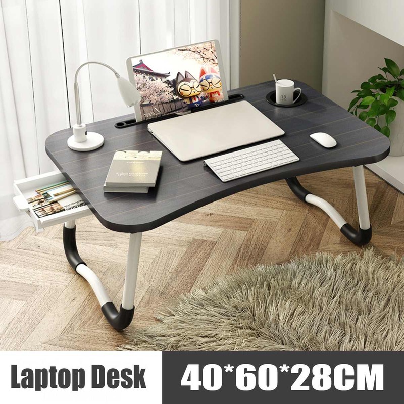 CN 2021 New Multi-function Laptop Desk  Lazy Bed Computer Desk Folding Waterproof Notebook Table Stand Tray