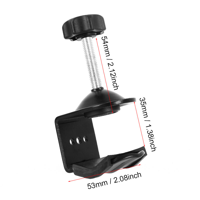 Multi-Functionขาตั้งกล้องกล้องC/U Clampแฟลชผู้ถือMountสำหรับSLR DSLRกล้องถ่ายภาพสตูดิโอ