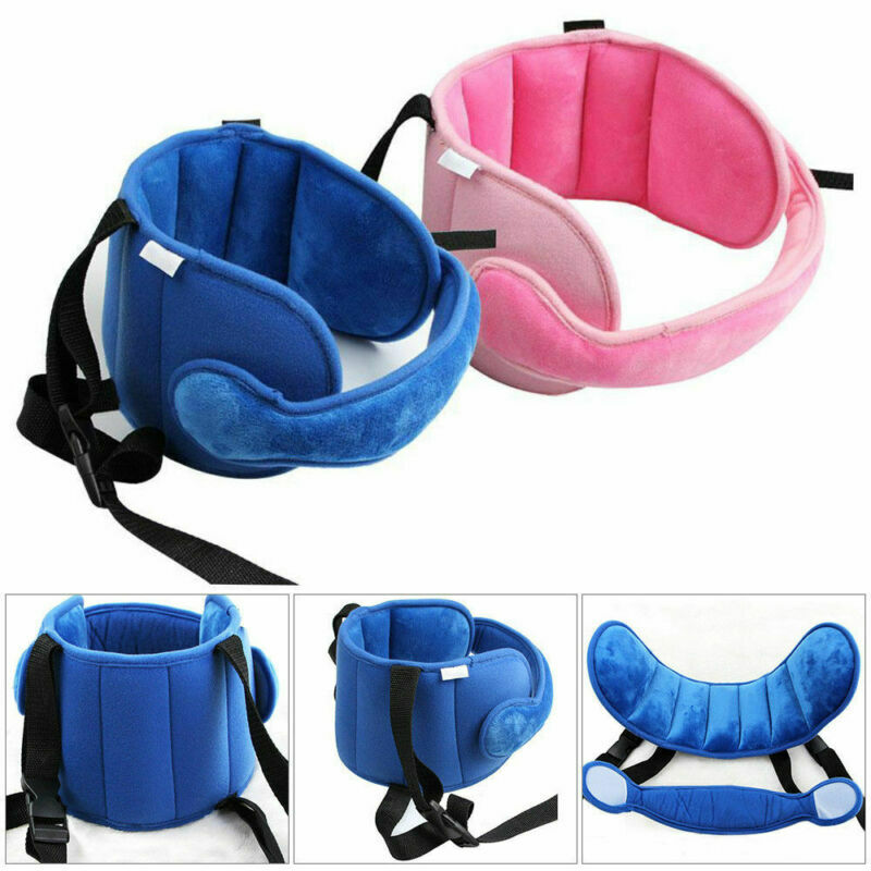 Soporte de cabeza de asiento de coche para bebés, almohada ajustable para dormir, fija, protección del cuello, reposacabezas de seguridad