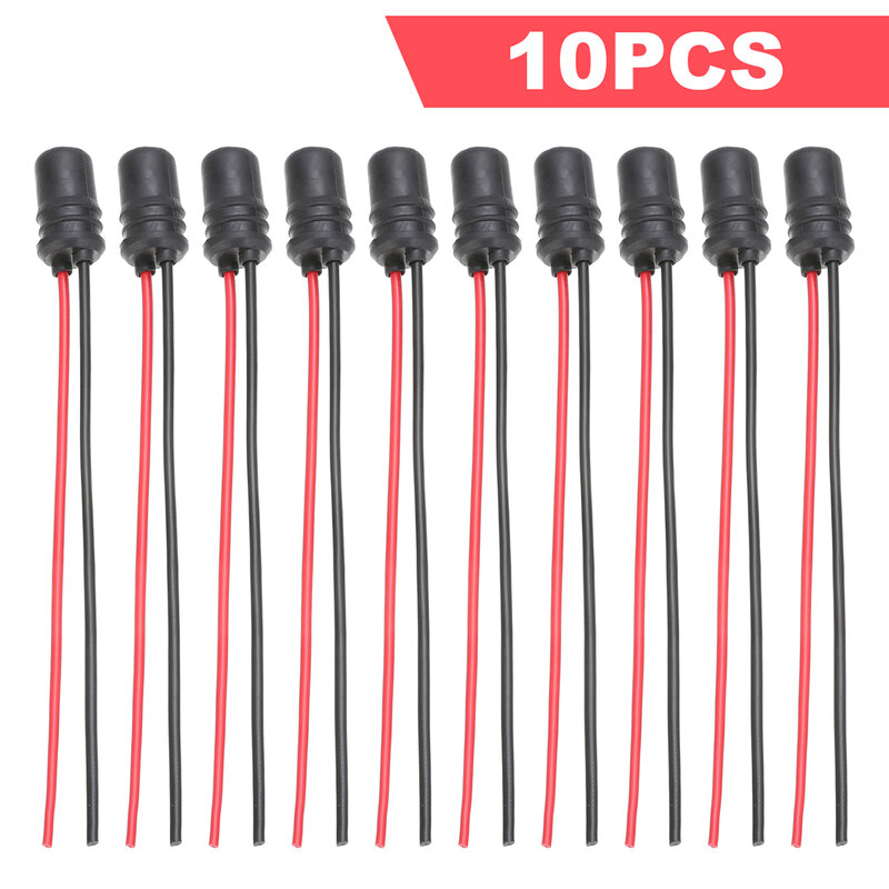 10pcs/set T10 W5W Wedge Light Bulb Socket Connector Holder for Car Truck Boat Extension Accessories Car Styling