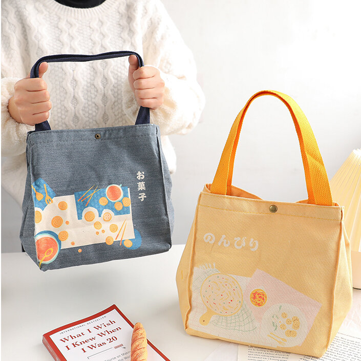 Портативные сумки для обедов на шнурке, Детская сумка для пикника, фруктов и овощей, для школьных бенто, Термосумка, женская сумка для офиса