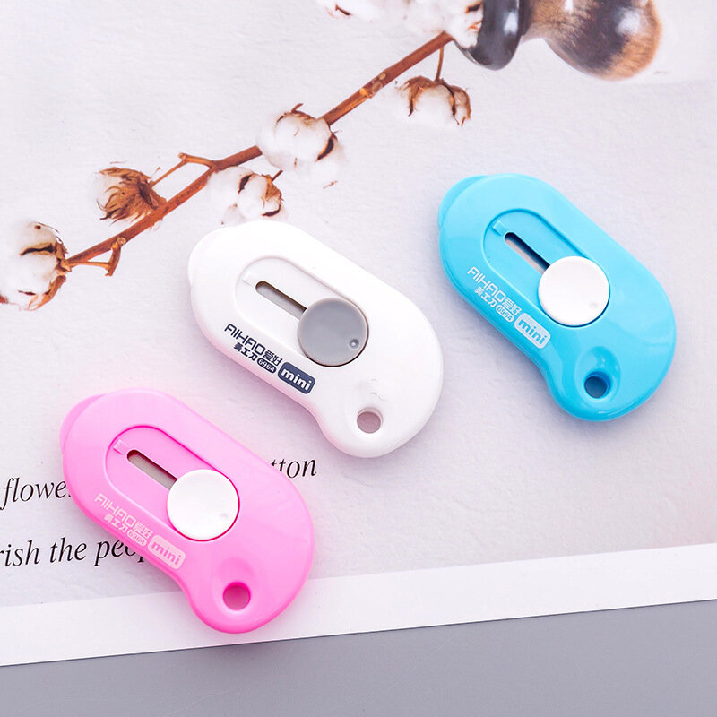 Mini Portable Utility Knife Express parcel carton unsealing opener letter opener office paper cutter