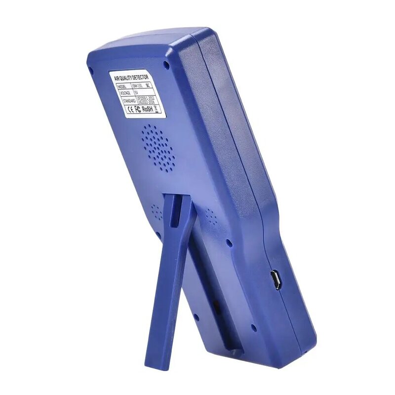 Portable Kooldioxide Detector Lucht Kwaliteit Meter Monitor Gas Analyzer Betrouwbare Digitale Tvoc Hcho CO2 En Aqi Detector