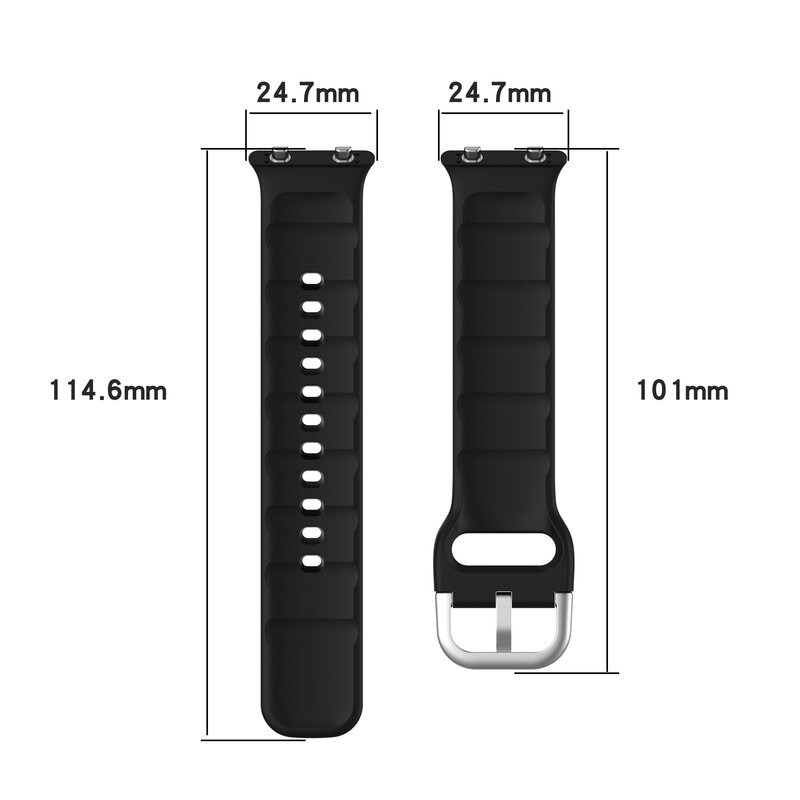 Bracelet Original en Silicone pour montre connectée OPPO Watch 2, 42mm/46mm, Bracelet classique, accessoires de remplacement