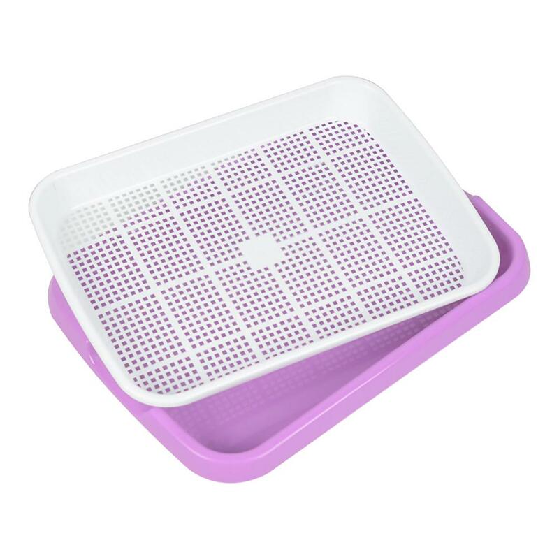 Double-layer Plastic Hydroponic Flower Basket Flower Plant Sprouting Tray Box Sprout Seedling Tray Paper Planting Sprout 40FP14