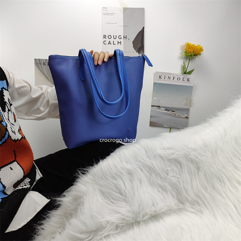 Женская модная вместительная сумка-тоут, ранец с верхней ручкой, дорожная сумка на молнии, сумка на плечо для покупок для женщин