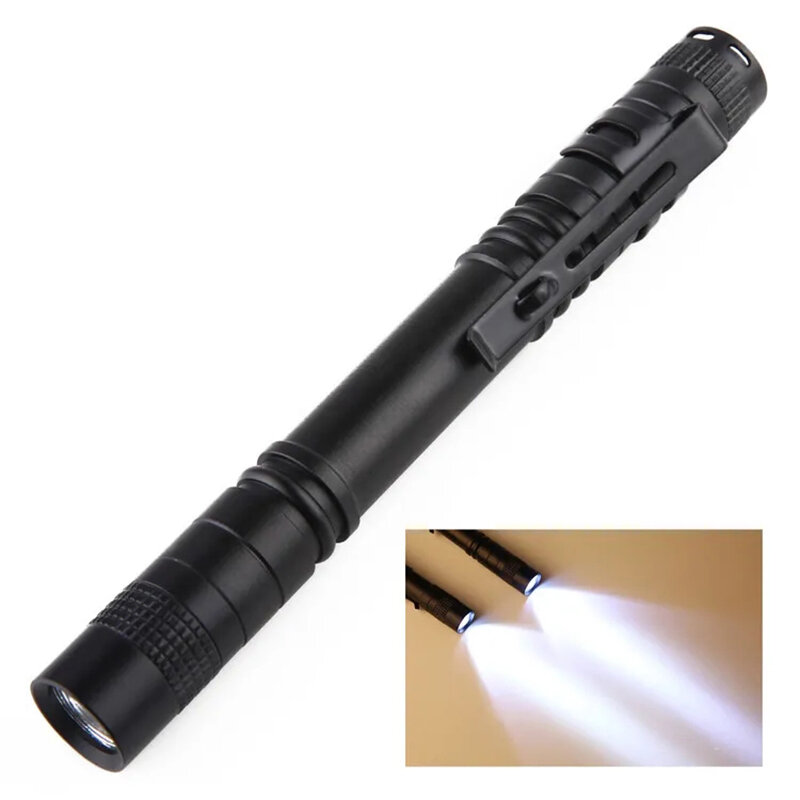 Mini Tragbare Taschenlampe LED Schalter Modus Led Taschenlampe mit Stift Schnalle für Die Zahnarzt für Camping Wandern Heraus Beleuchtung Werkzeuge