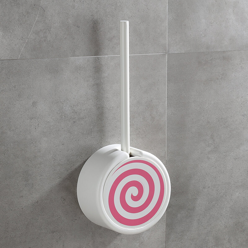 Acessórios para banheiro conjunto de escovas de banheiro suporte plástico escova de limpeza criativa europeu banheiro escova de banheiro