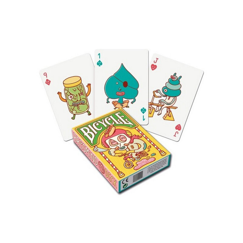 1 pçs bicicleta brosmind cartas de jogo piloto regular volta cartão magia truque adereços coleção versão deck