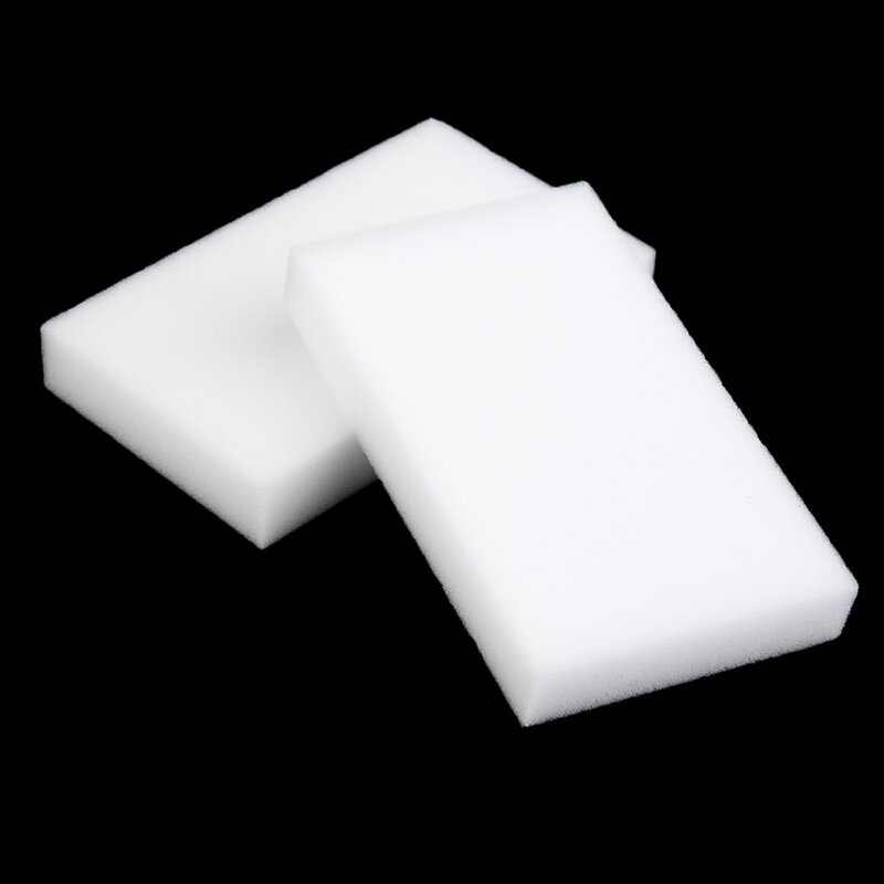 Esponja limpadora branca multifuncional, esponja mágica limpadora 100x60x20mm com 100 peças