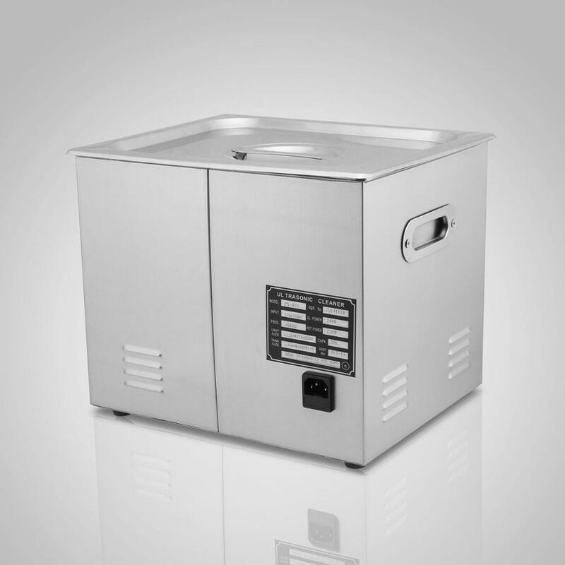 10 litro Riscaldamento del Settore Pulitori Ad Ultrasuoni Attrezzature Per La Pulizia Timer Digitale