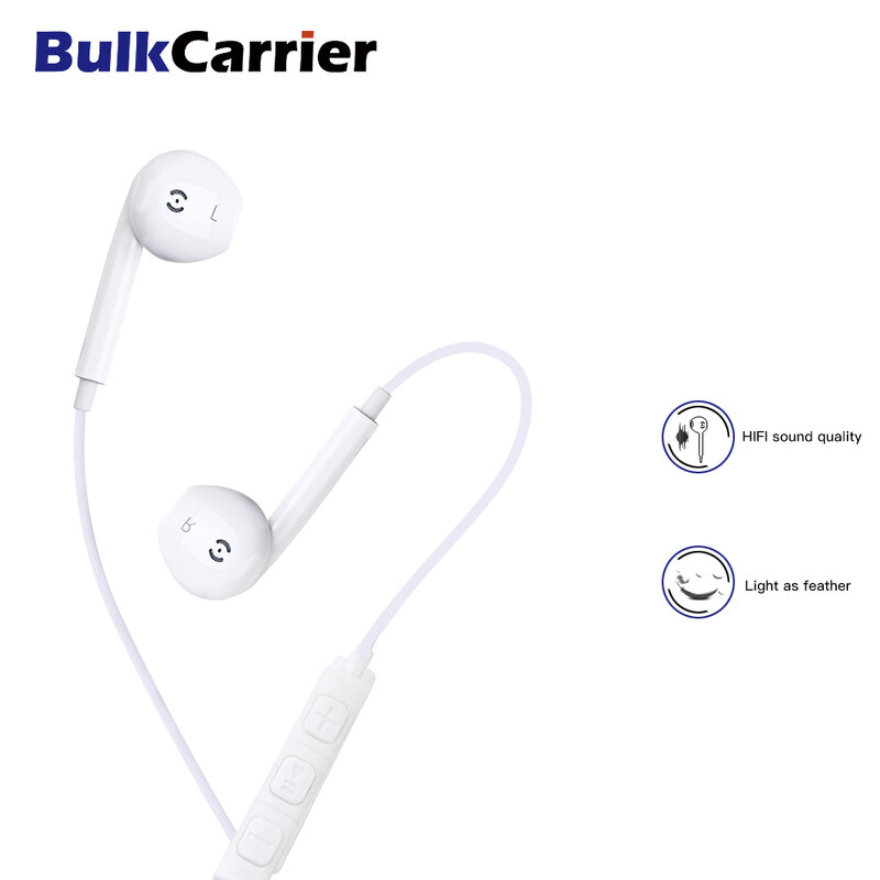 In-earbud For Apple IPhone 7 이어폰 스테레오 이어폰 (마이크 포함) 유선 블루투스 이어폰 (IPhone 8 용) 7 Plus X XR XS Max 11