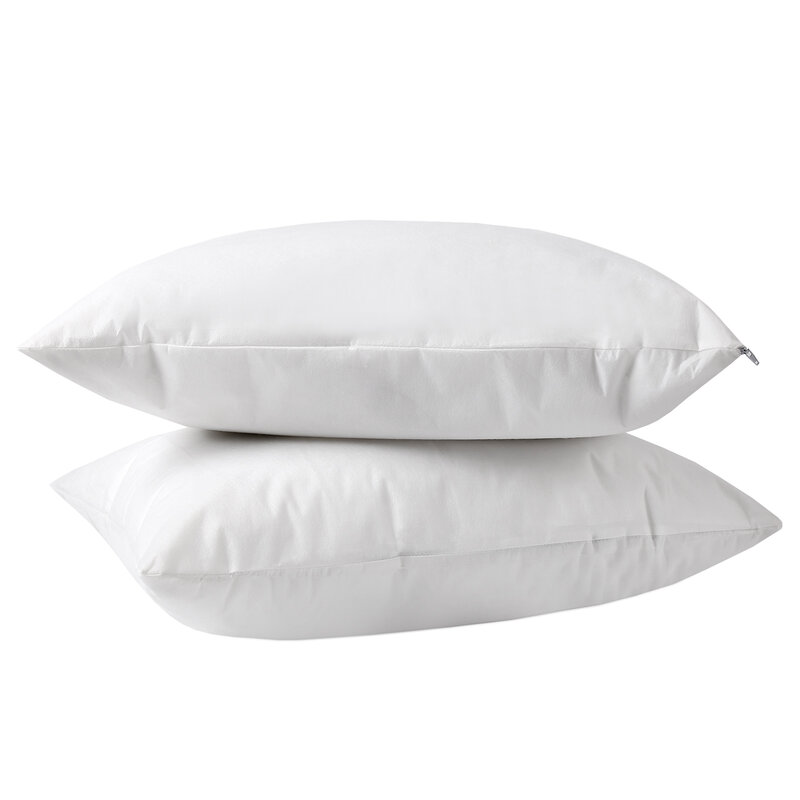 MZXcuin-Protectores de almohada Premium impermeables, fundas de almohada hipoalergénicas con cremallera, a prueba de polvo y insectos para cama