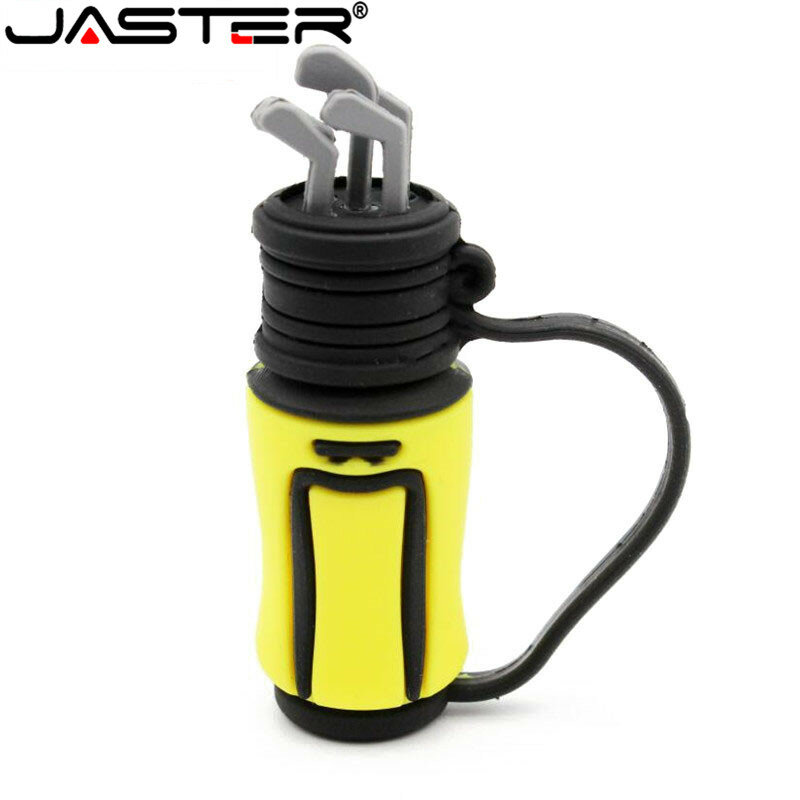 JASTER-memoria USB 2,0, pendrive con bolsa de Golf, 4GB, 8GB, 16GB, 32GB, 64GB, regalo
